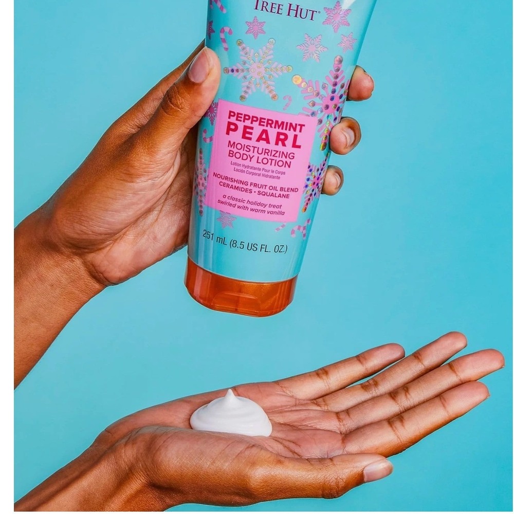 Tree Hut Peppermint Pearl Moisturizing Body Lotion Limited Edition